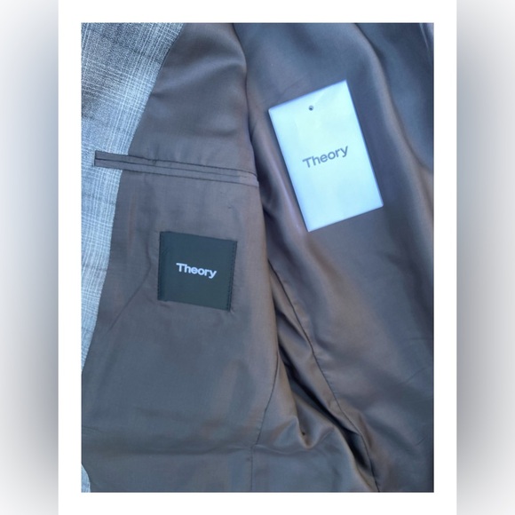 Theory Men’s Gray Plaid 2 piece Suit & Pants - Picture 12 of 12